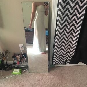 White long dress